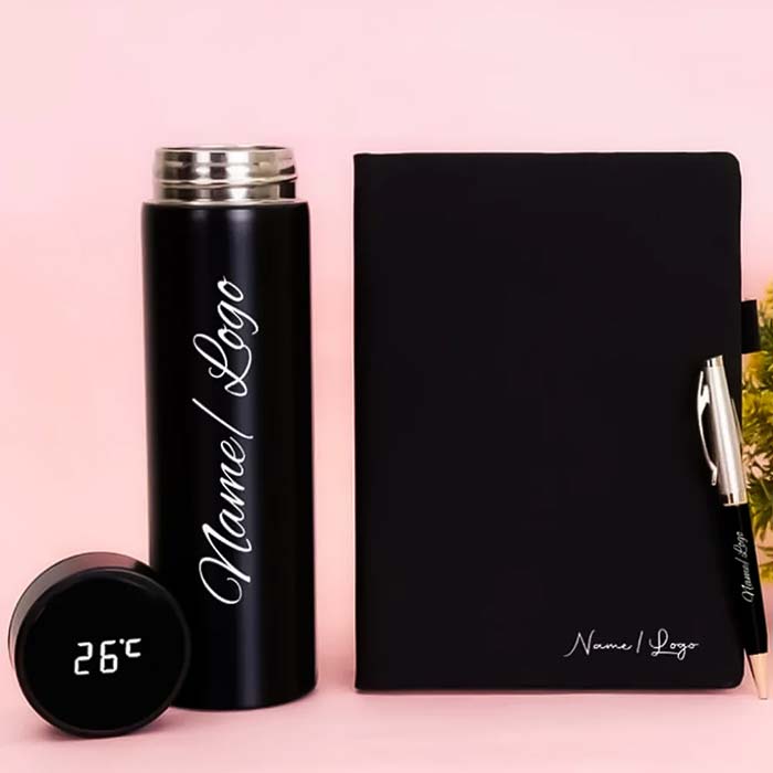 Customized Classy Bottle Notebook and Pen